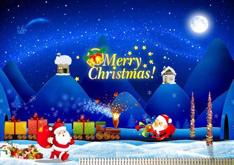 Free Christmas Greeting cards, Icons ,Decorative Elements 