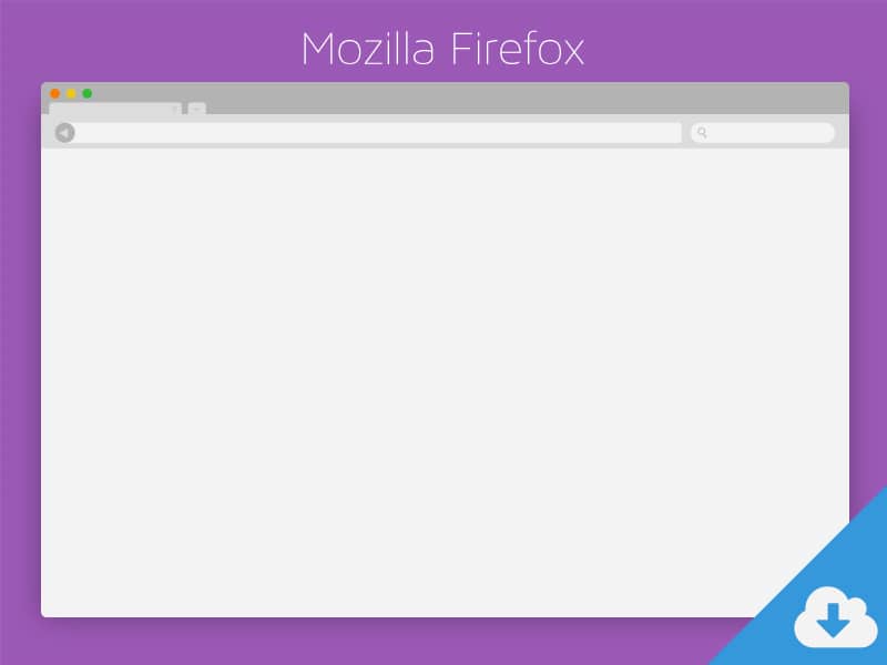 Mozilla Firefox PSD Mozilla Firefox PSD