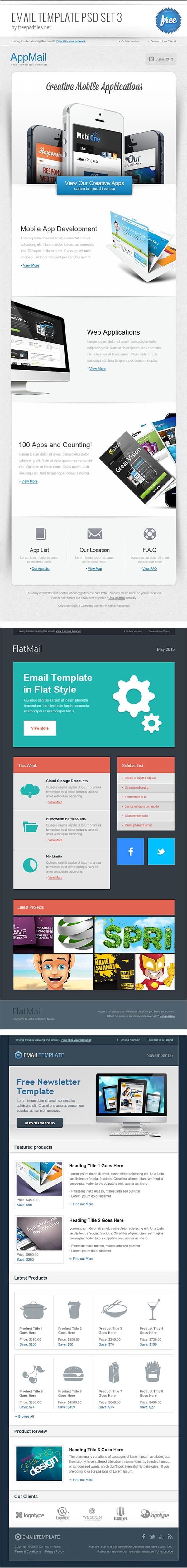 Download Free Email Newsletter Templates PSD » CSS Author