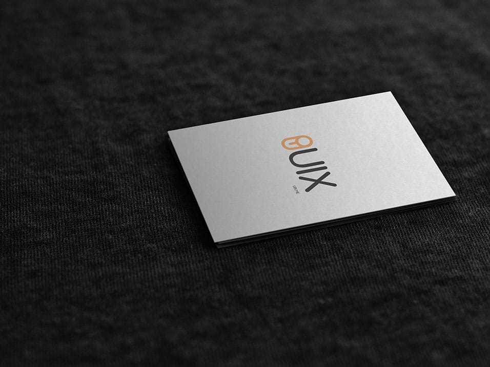 Картинка мокап визитки