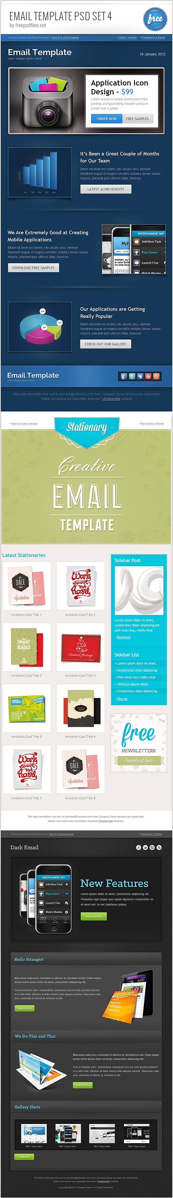 Newsletter Template Free Download from www.cssauthor.com