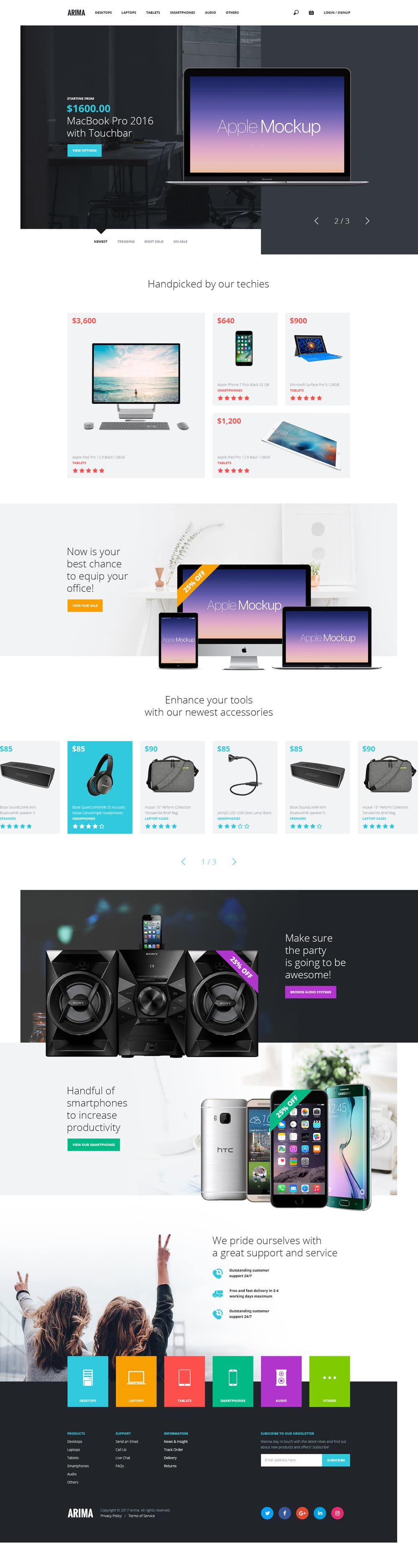 Free Ecommerce Landing Page