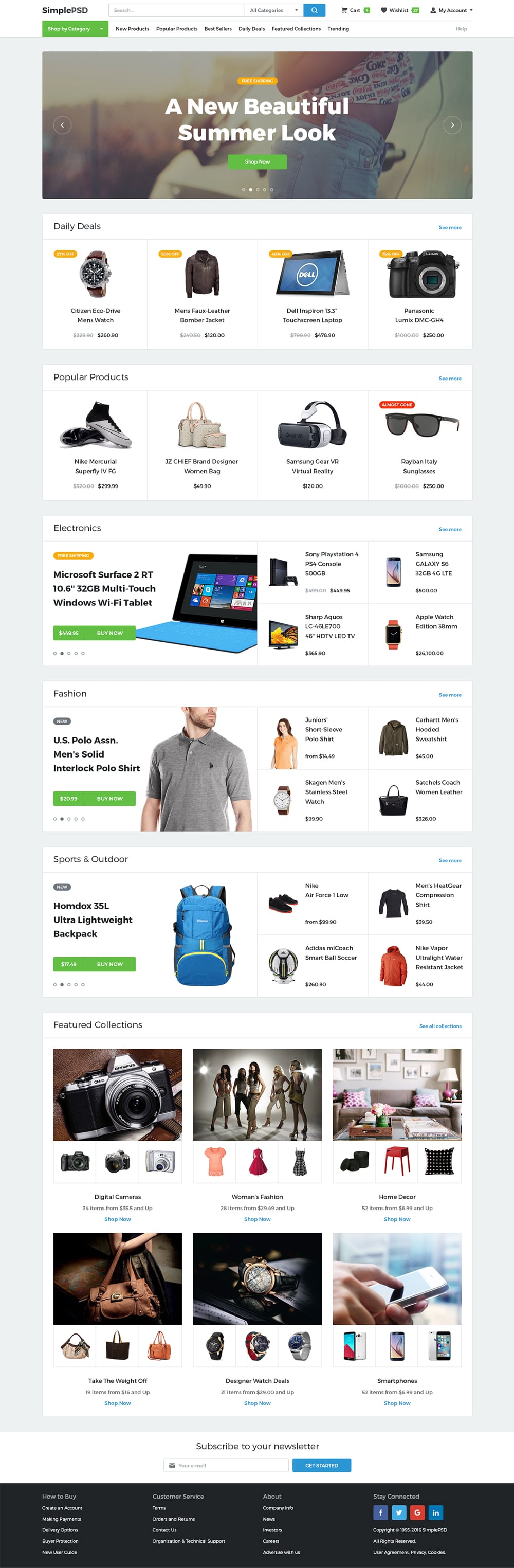 author web template