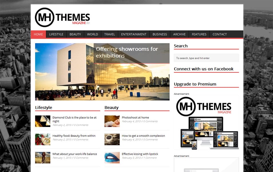 MH Magazine lite - Free Magazine WordPress Theme