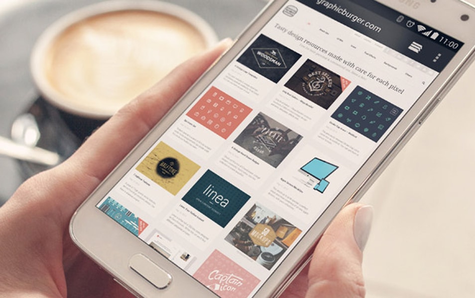 mobile mock up