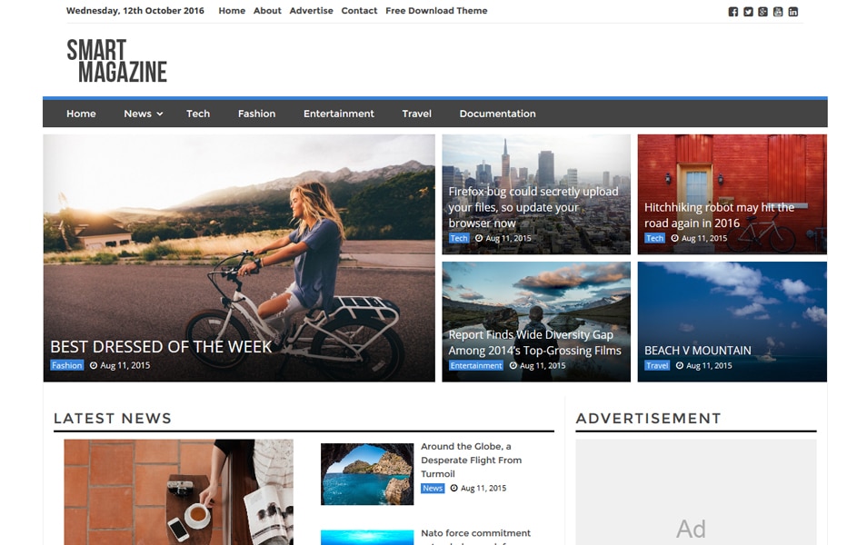 Smart Magazine Responsive WordPress Theme