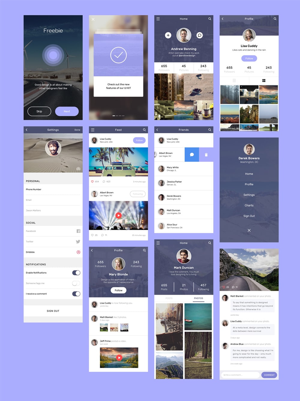 Latest Free Mobile App UI PSD Designs » CSS Author