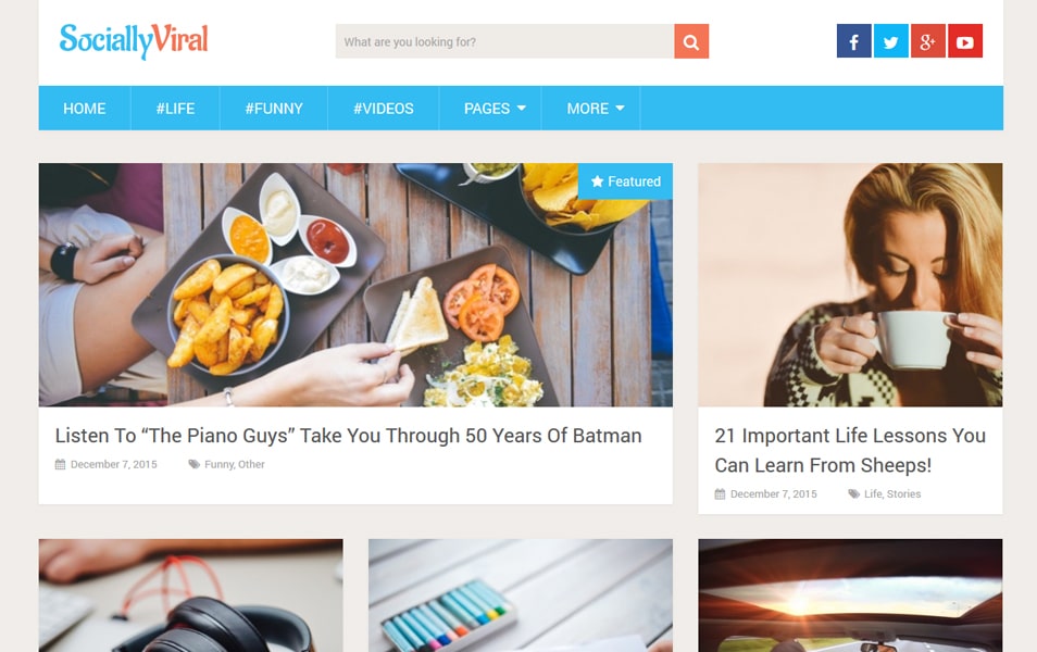 SociallyViral Responsive WordPress Theme