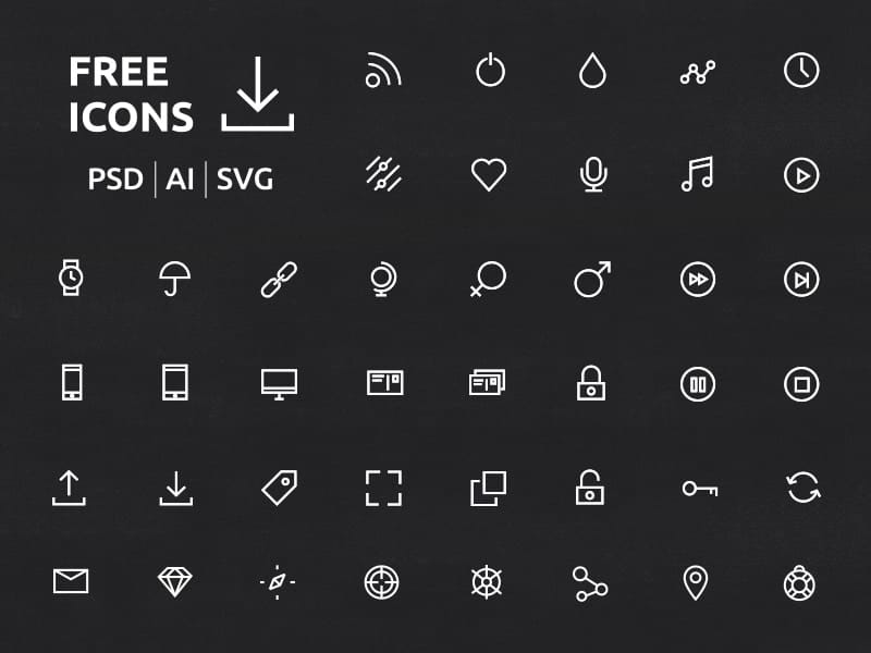 Download Latest Collection of Free SVG Icons | CSS Author
