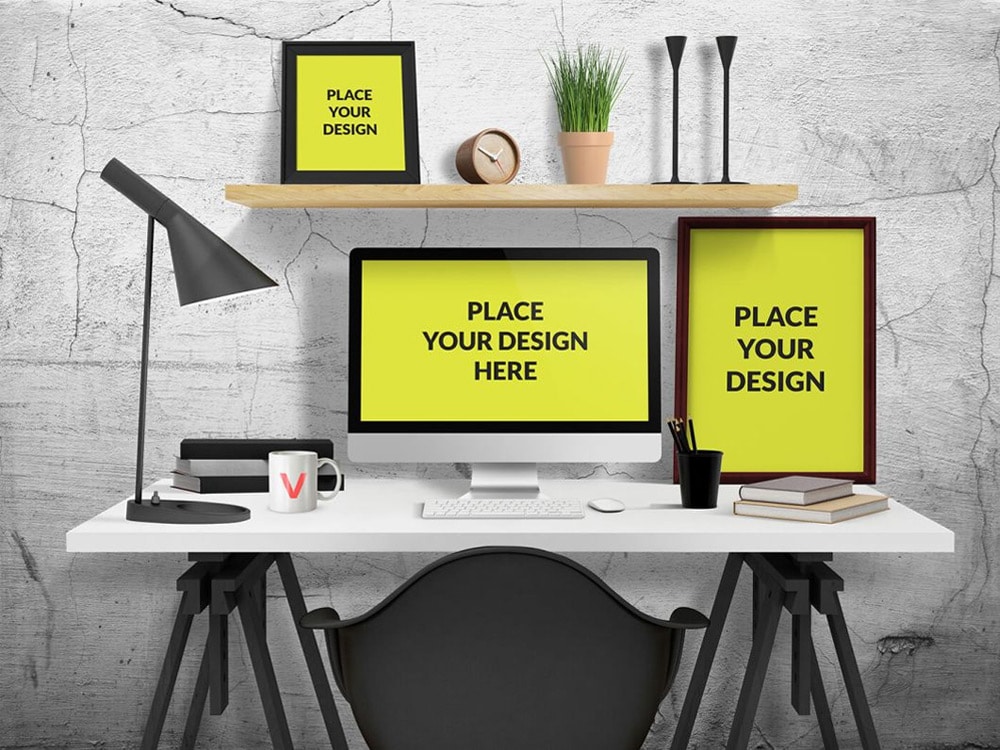 Download Free Workspace Mockup Design Templates » CSS Author