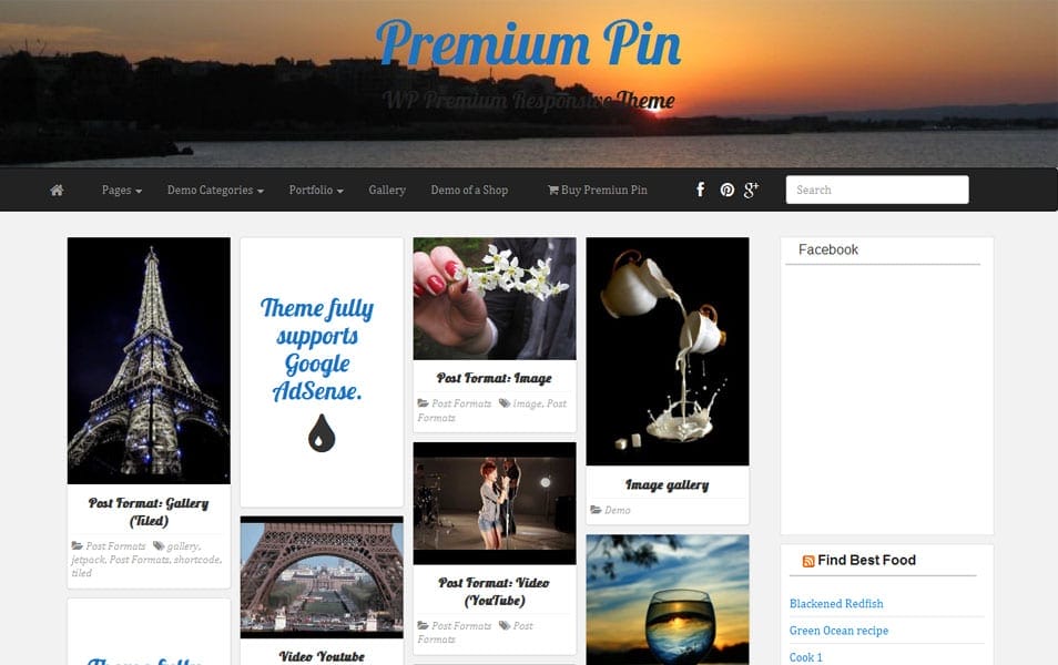 wordpress gallery theme