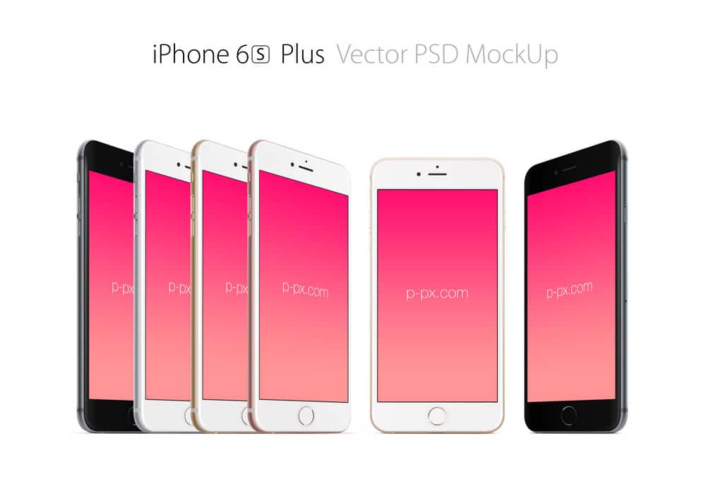 Best Free Vector Mockup Designs 10 Free iPhone 6s plus Vector Mockup