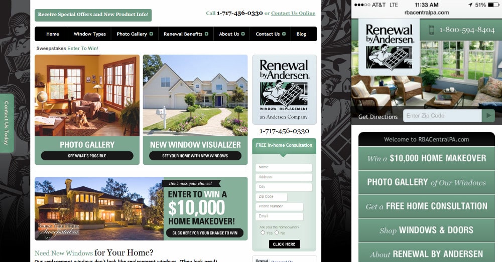 Great Examples of Mobile Friendly Ecommerce Sites 7 ecommerce renewalbyandersen
