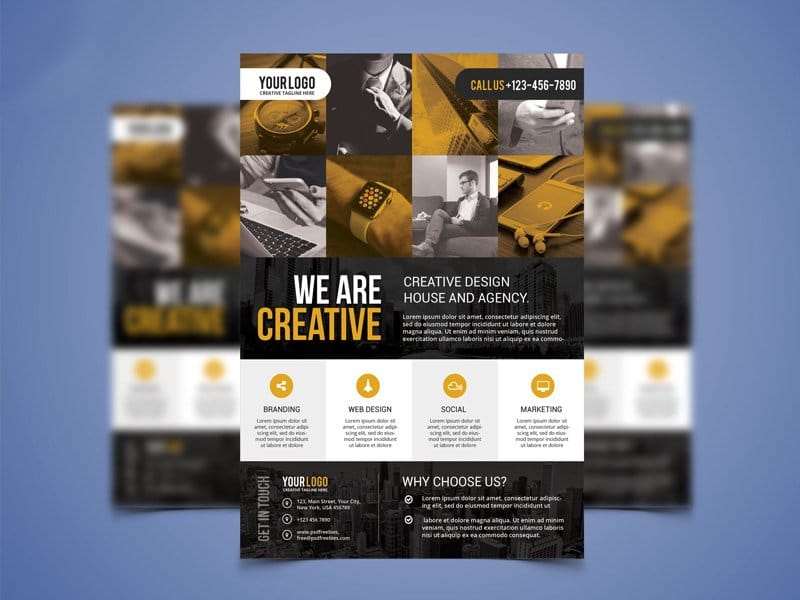 business flyer psd