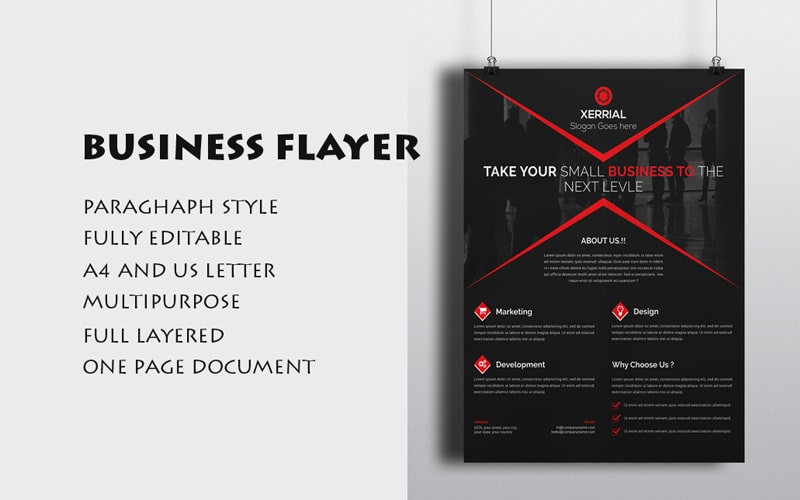 business flyer psd