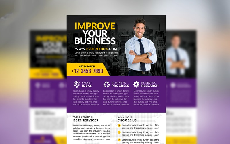 business flyer psd