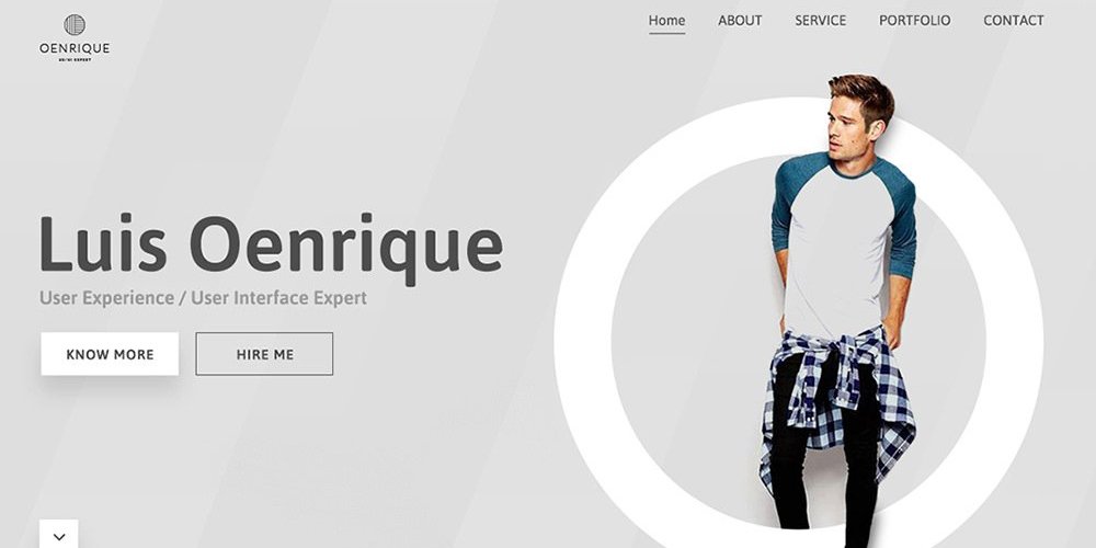 personal website templates