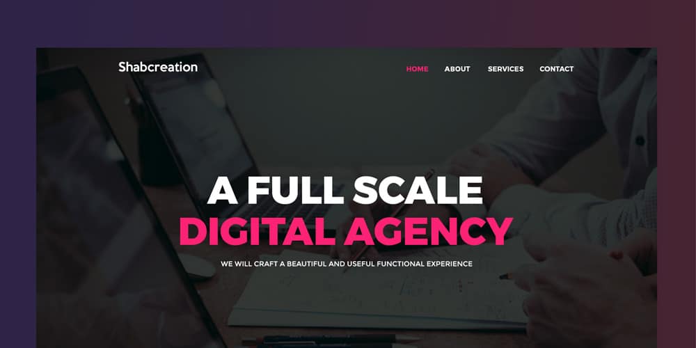 webtemplate psd