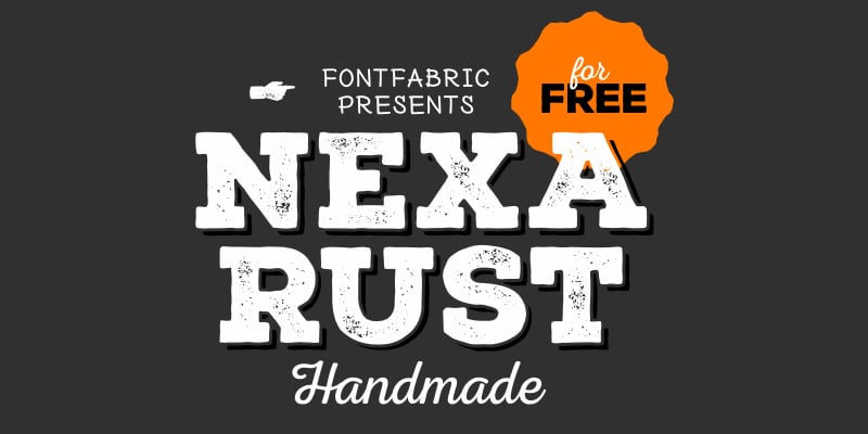 Nexa Rust Free Font Nexa Rust Free Font