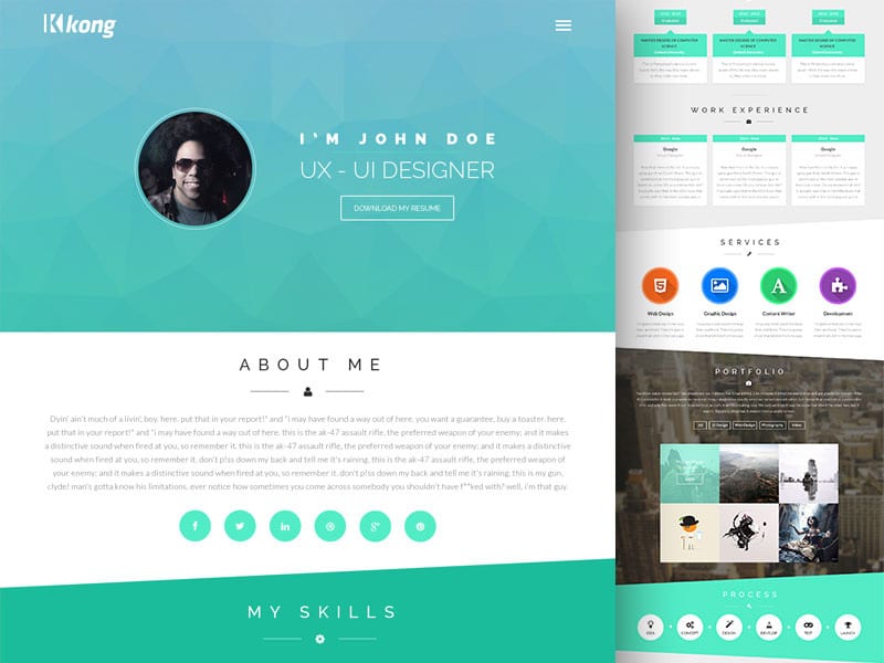 portfolio templates word