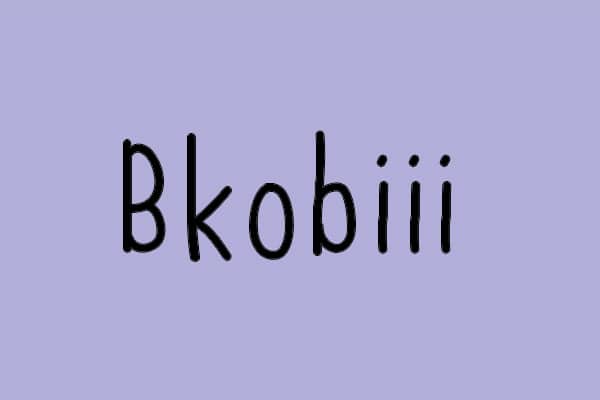 Bkobiii فونت