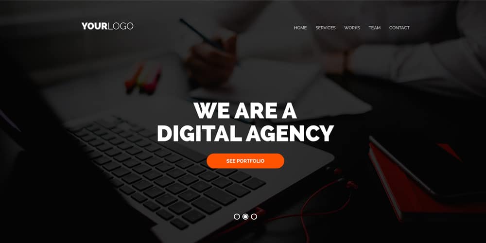 Free Agency Website Templates PSD » CSS Author