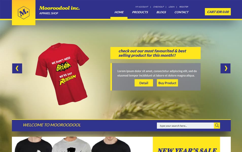product template