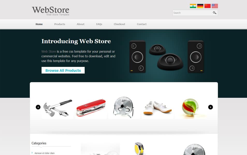 Browser web store