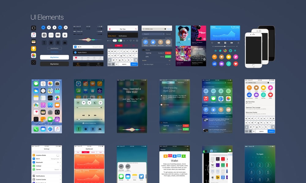 Latest Free Web Elements from August 2015