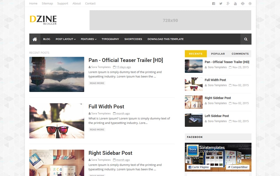 250 best free responsive blogger templates 2015 blogger templates for authors