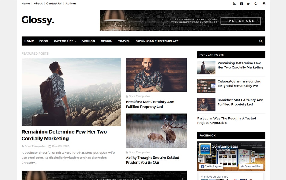 Blogger Templates Magazine Free