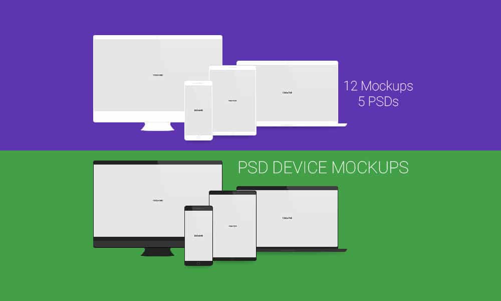 دستگاه از Mockups PSD