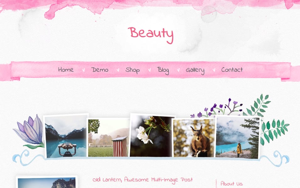 Beauty Responsive Blogger Template