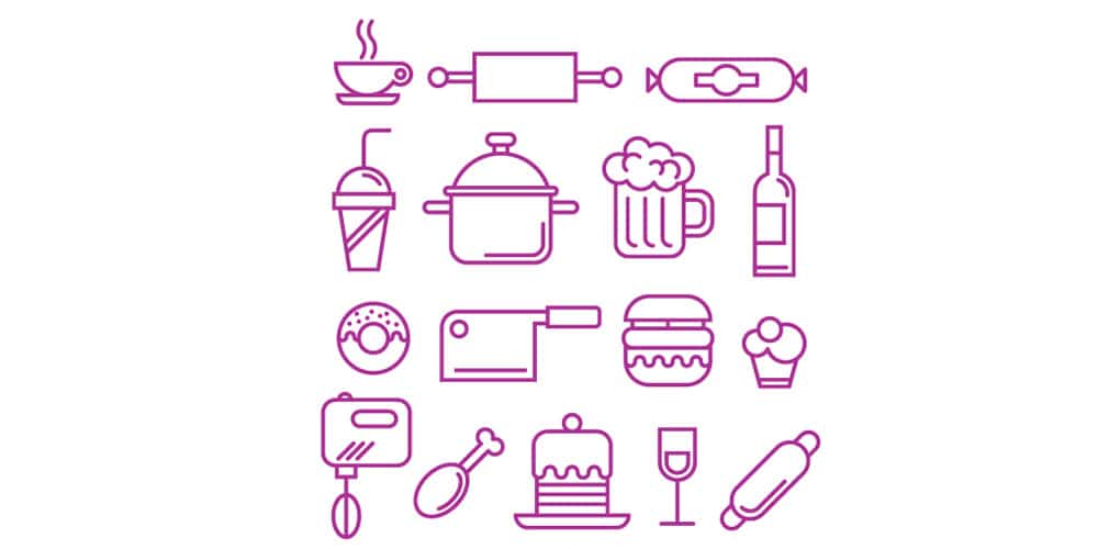 Best Free Icon Sets 2020 135 Food and kitchen Supplies Icons