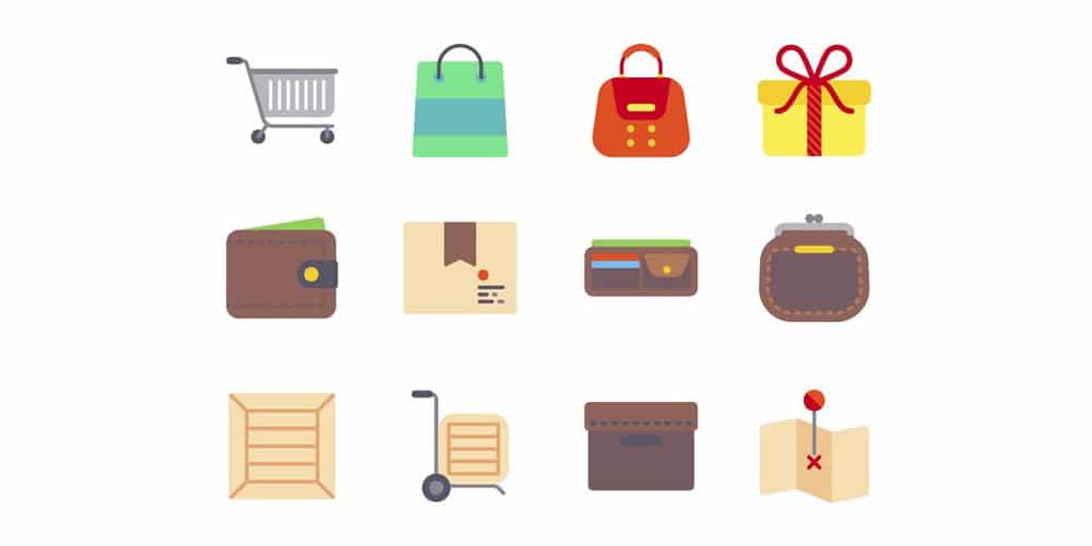 Best Free Icon Sets 2020 20 Free Flat eCommerce Icons