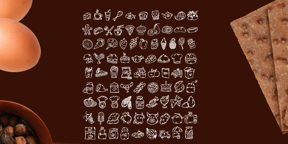 Free Hand Drawn Food Icons
