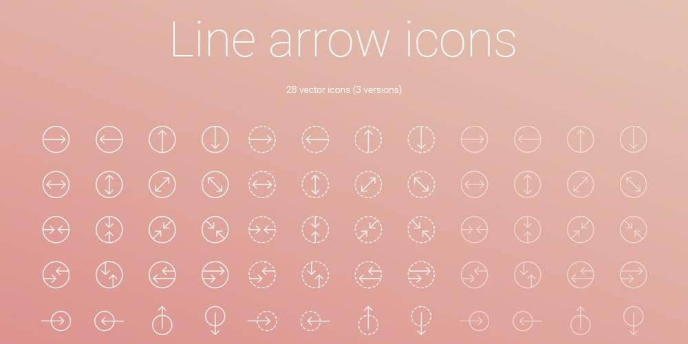 Line-Arrow-Icons