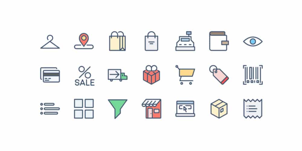 Shopping and E-commerce Icons