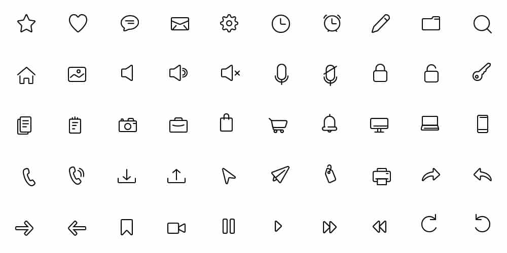 Best Free Icon Sets 2020 54 Daily-Essential-Icons