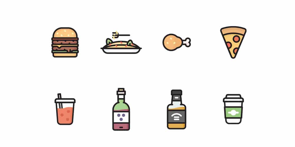 Best Free Icon Sets 2020 137 Food-Icons