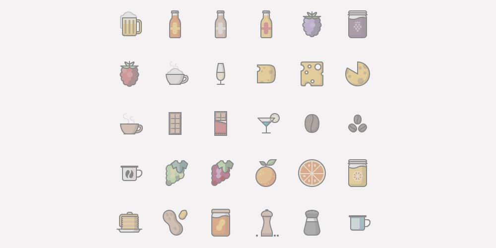 Best Free Icon Sets 2020 133 Food and Drinks Icons