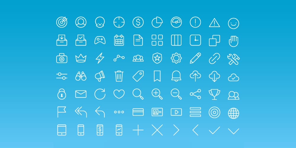 Best Free Icon Sets 2020 75 Free All Purpose Line Icons
