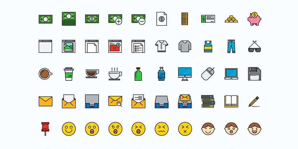 Best Free Icon Sets 2020 66 Free Color Line Icons