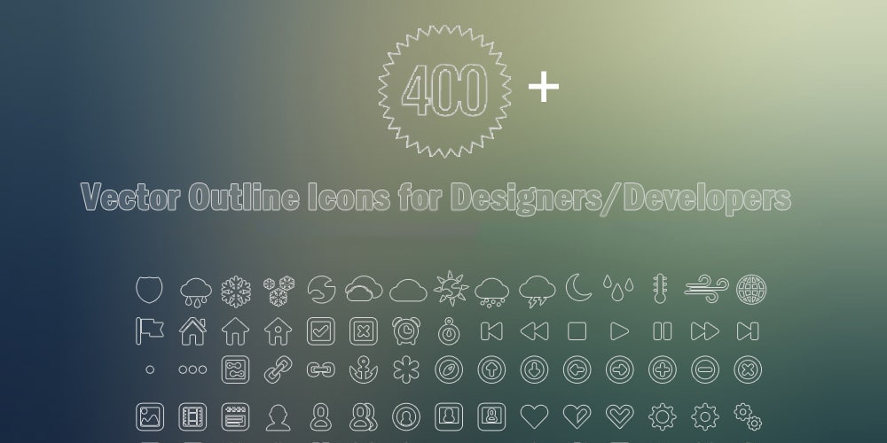 Best Free Icon Sets 2020 71 Free Outline Vector Icons PSD