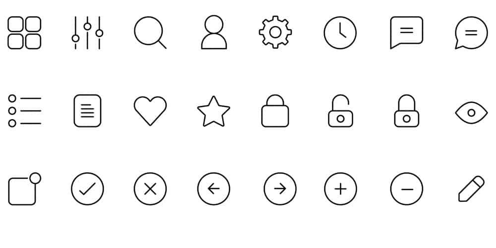 Best Free Icon Sets 2020 68 Tomicons-Free-Outline-Icons