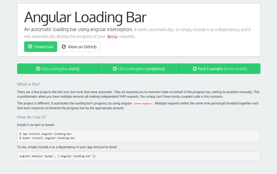 Loading Bar را زاویه