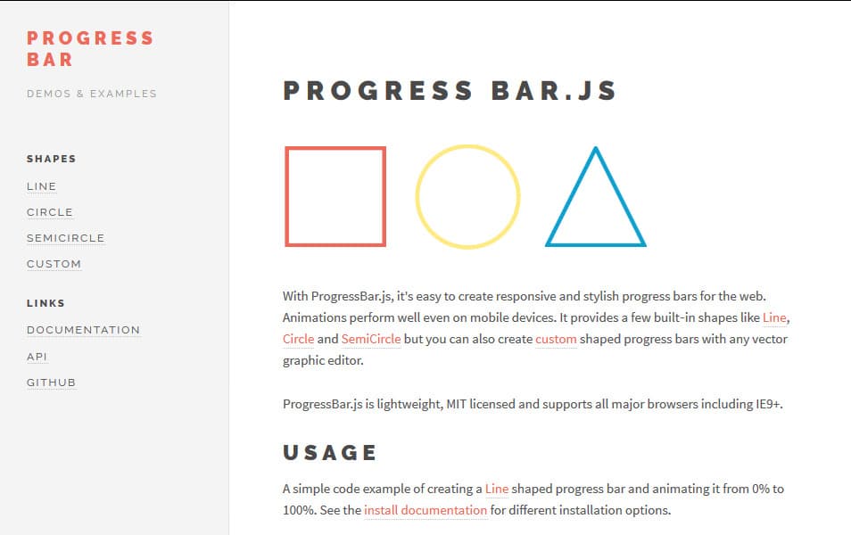 زاویه ای-progressbar در