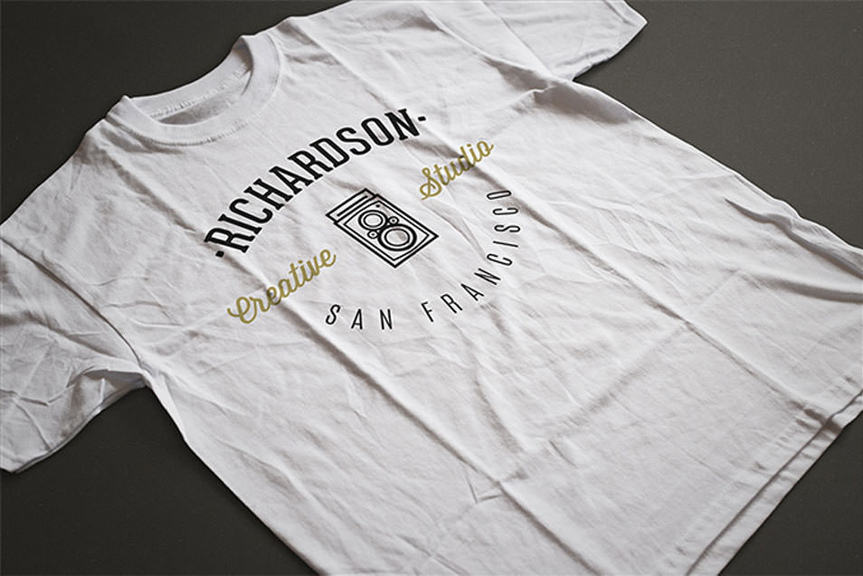 2 Photorealistic T-Shirt Mock-ups