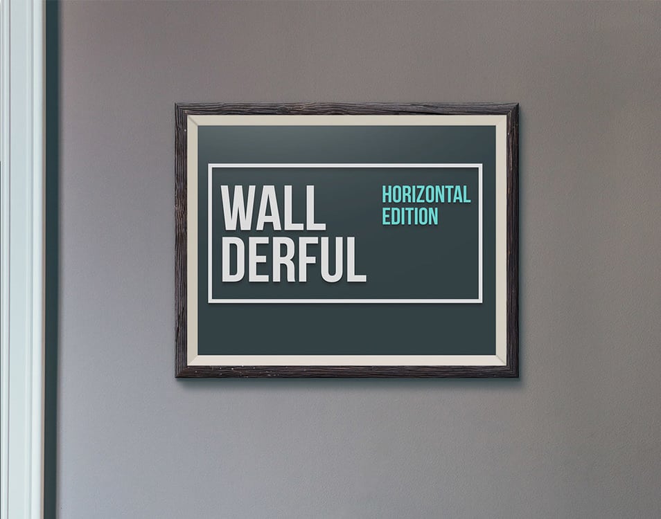 66+ Wallderful Horizontal Frames