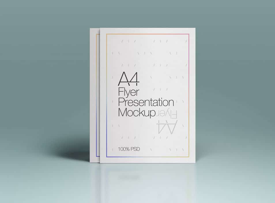 A4 Psd Flyer Mock-Up